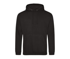 COLLEGE HOODIE, DEEP BLACK, XS, JUST HOODS