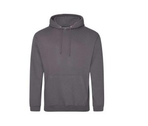 COLLEGE HOODIE, STEEL GREY, XS, JUST HOODS