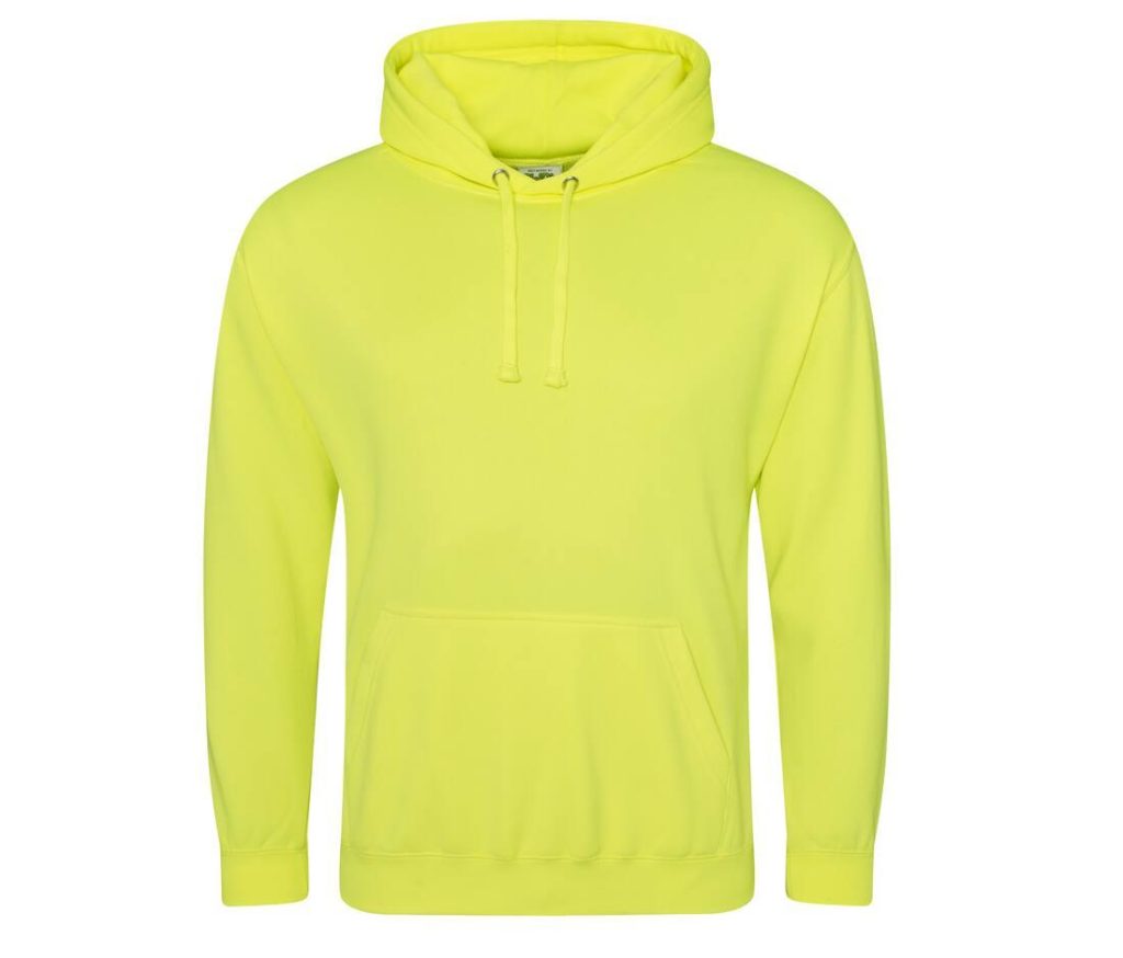 ELECTRIC HOODIE, ELECTRIC YELLOW, L, JUST HOODS