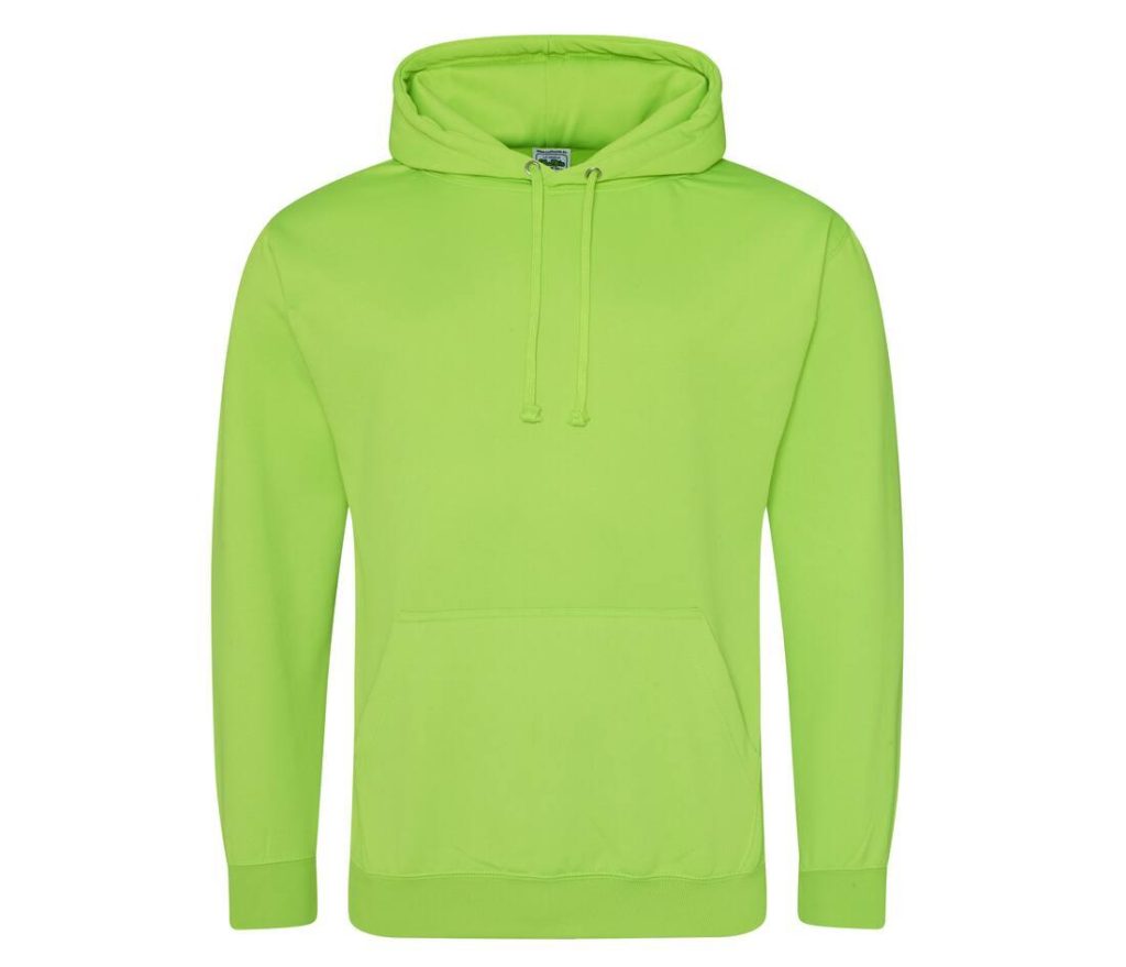 ELECTRIC HOODIE, ELECTRIC GREEN, L, JUST HOODS