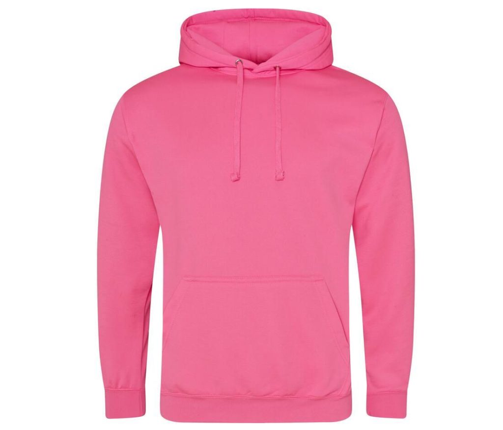 ELECTRIC HOODIE, ELECTRIC PINK, L, JUST HOODS