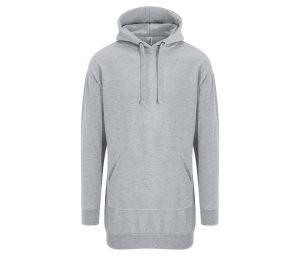 HOODIE DRESS, HEATHER GREY, XS, JUST HOODS