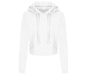 GIRLIE CROPPED HOODIE, ARCTIC WHITE, XXS, JUST HOODS