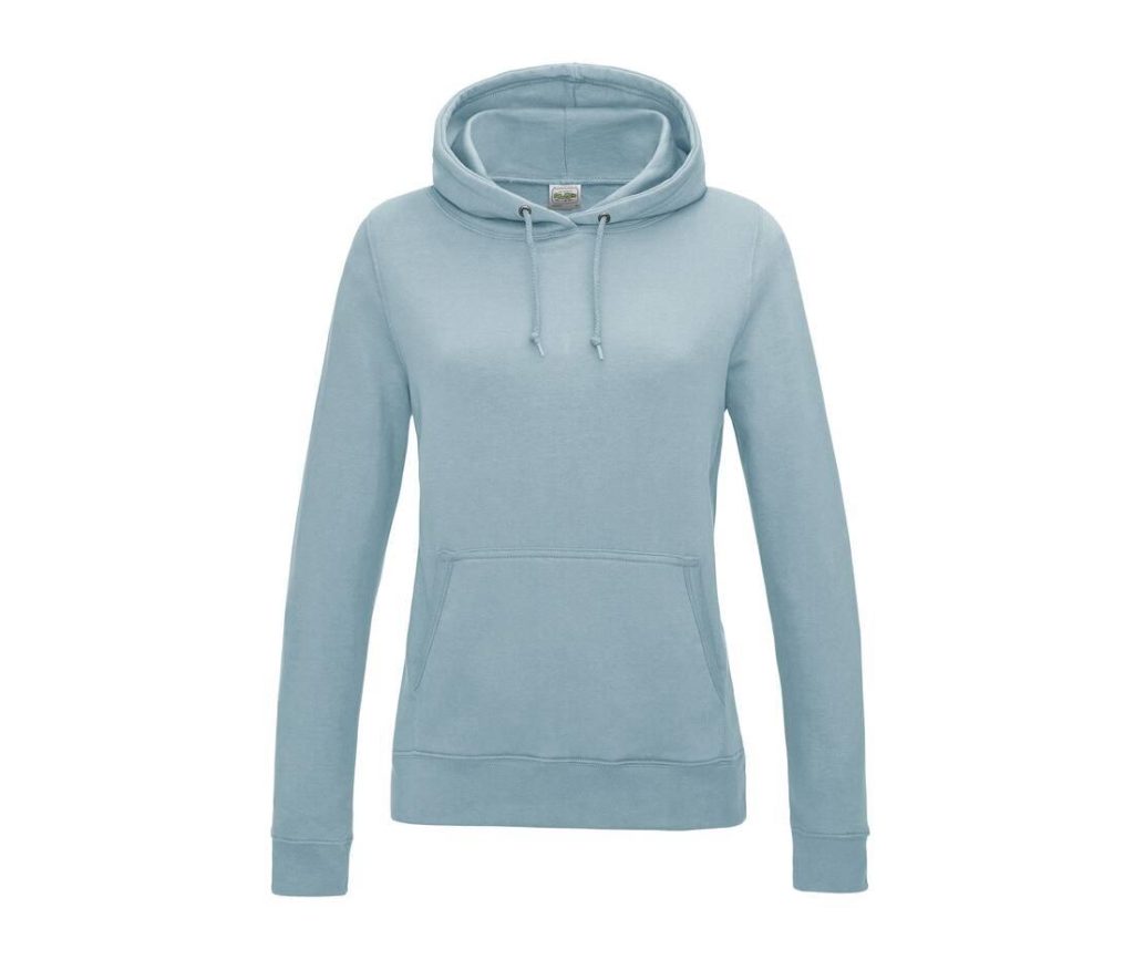 Dames COLLEGE HOODIE, SKY BLUE, XS, JUST HOODS