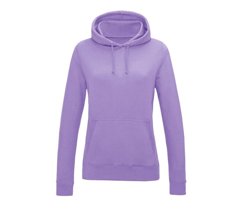 Dames COLLEGE HOODIE, DIGITAL LAVENDER, L, JUST HOODS