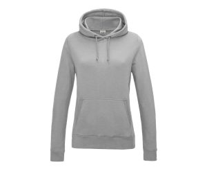 Dames COLLEGE HOODIE, HEATHER GREY, XS, JUST HOODS