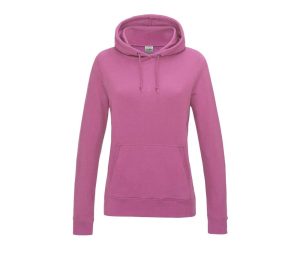 Dames COLLEGE HOODIE, CANDYFLOSS PINK, XS, JUST HOODS
