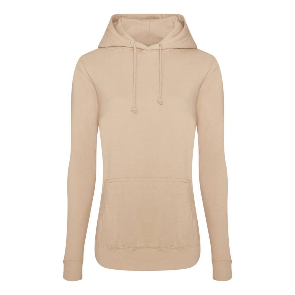 Dames COLLEGE HOODIE, NUDE, L, JUST HOODS
