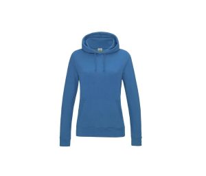 Dames COLLEGE HOODIE, SAPPHIRE BLUE, XS, JUST HOODS