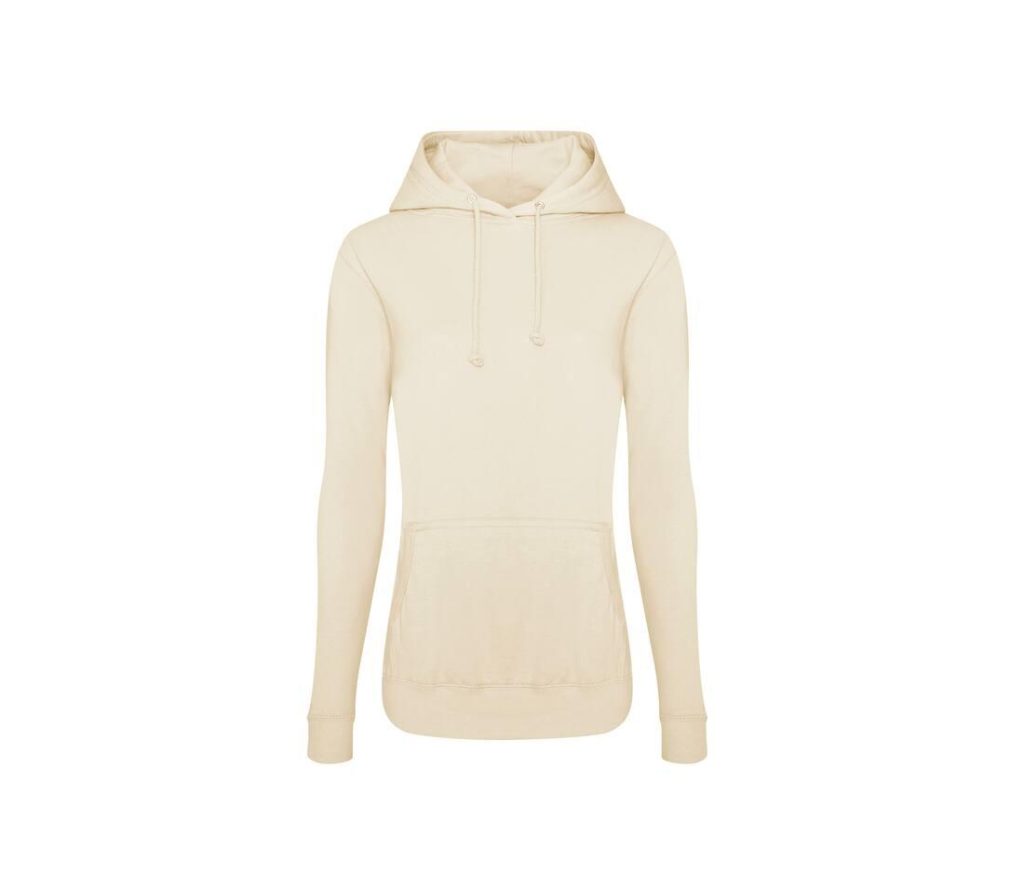 Dames COLLEGE HOODIE, VANILLA MILKSHAKE, XS, JUST HOODS