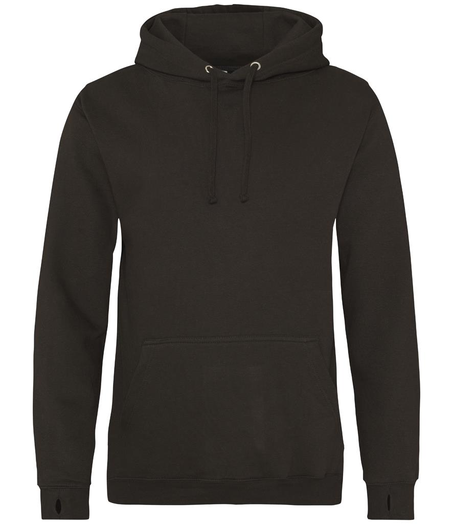 STREET HOODIE, JET BLACK, L, JUST HOODS