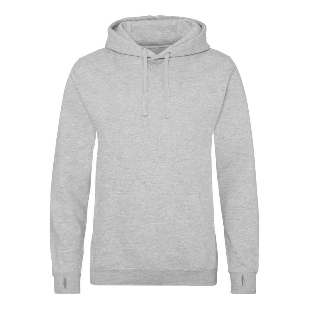 STREET HOODIE, HEATHER GREY, L, JUST HOODS