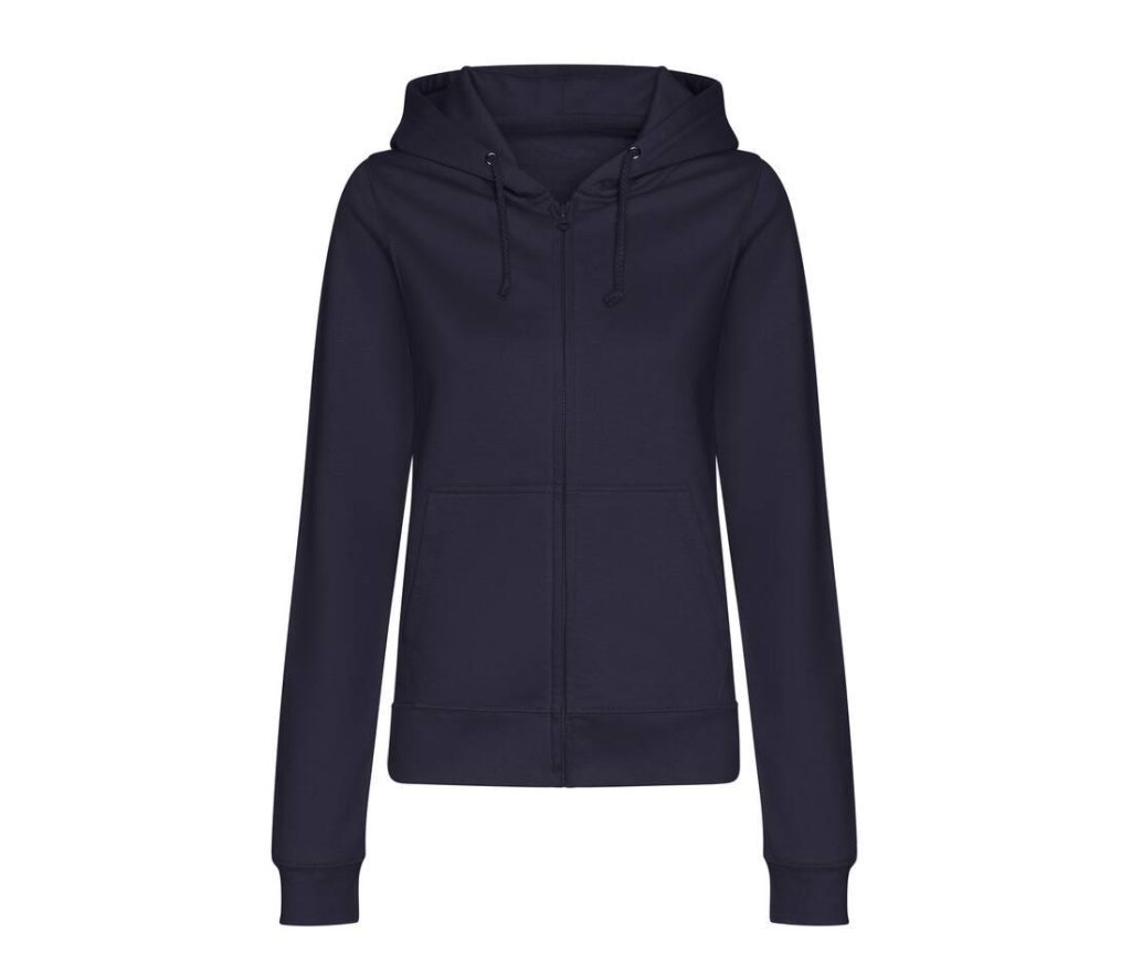 Dames COLLEGE ZOODIE, NEW FRENCH NAVY, L, JUST HOODS