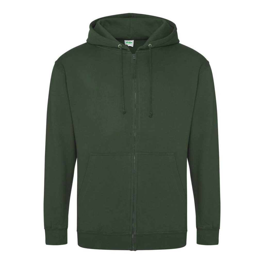 ZOODIE, BOTTLE GREEN, L, JUST HOODS