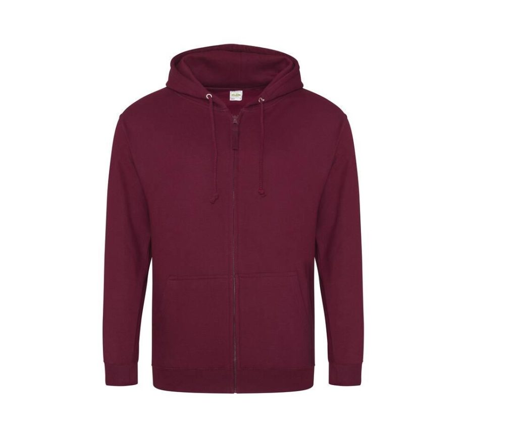 ZOODIE, BURGUNDY, XXL, JUST HOODS