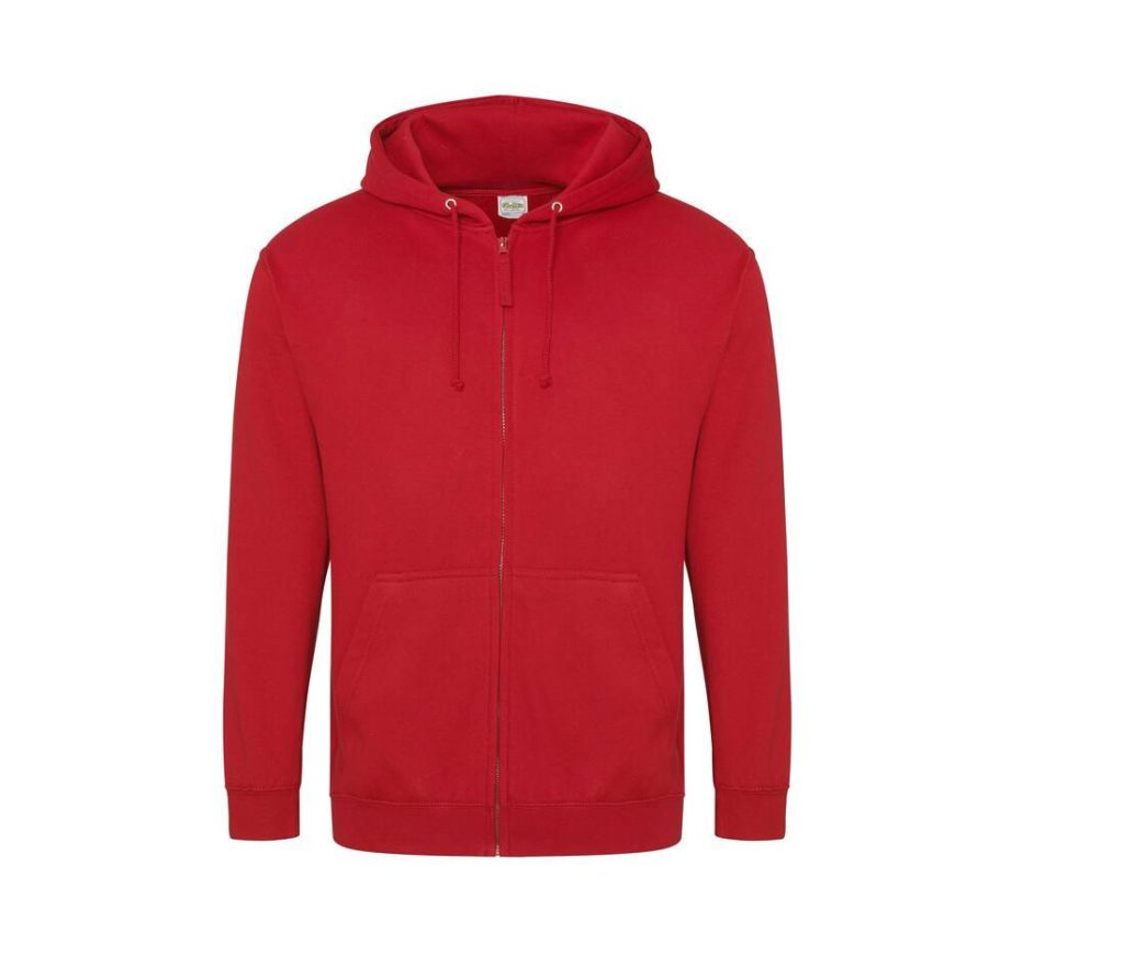 ZOODIE, FIRE RED, XXL, JUST HOODS