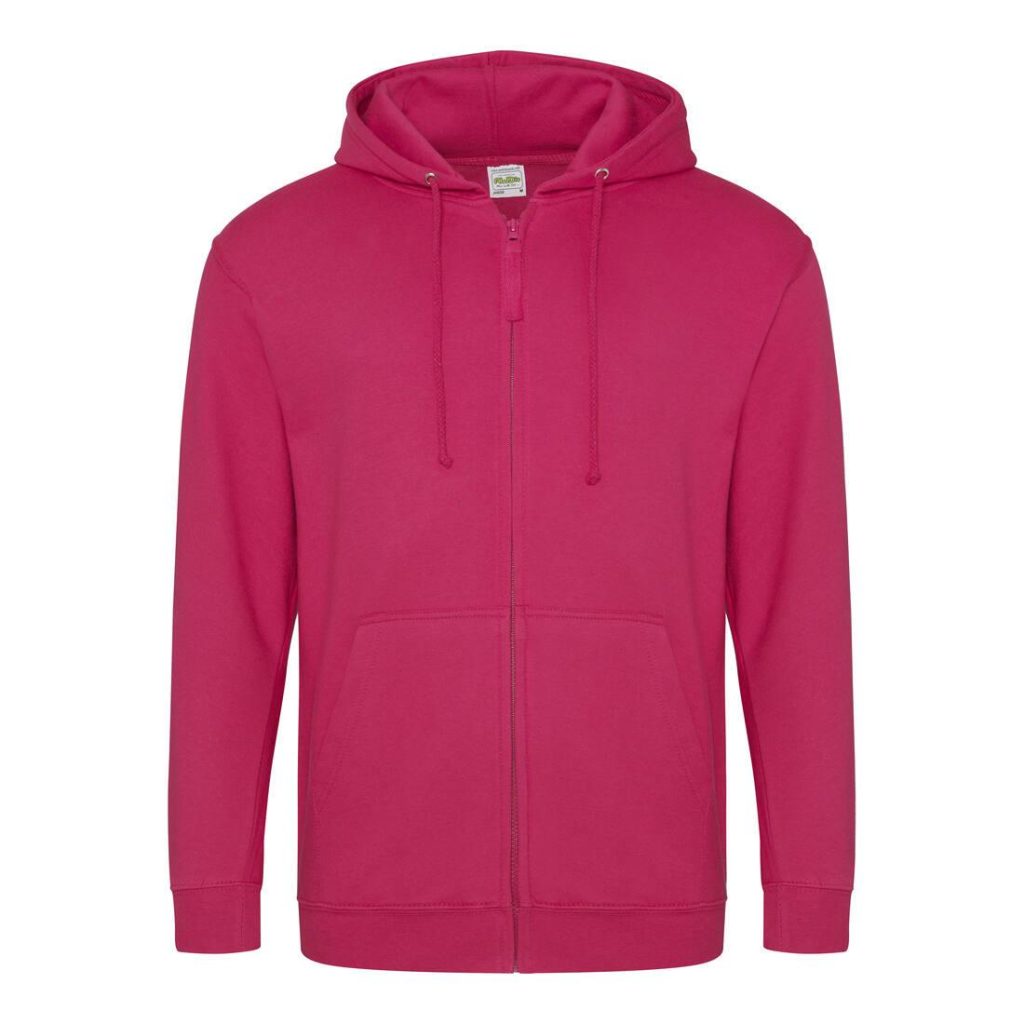 ZOODIE, HOT PINK, L, JUST HOODS