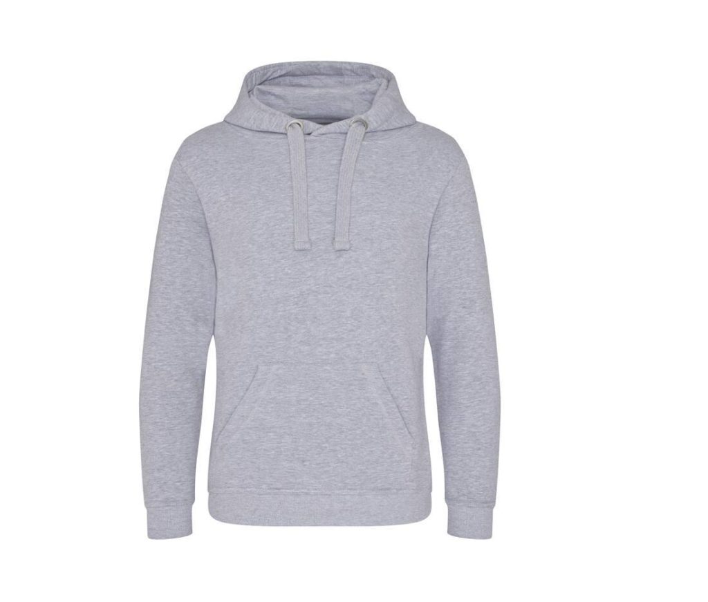 GRADUATE HEAVYWEIGHT HOODIE, HEATHER GREY, XS, JUST HOODS