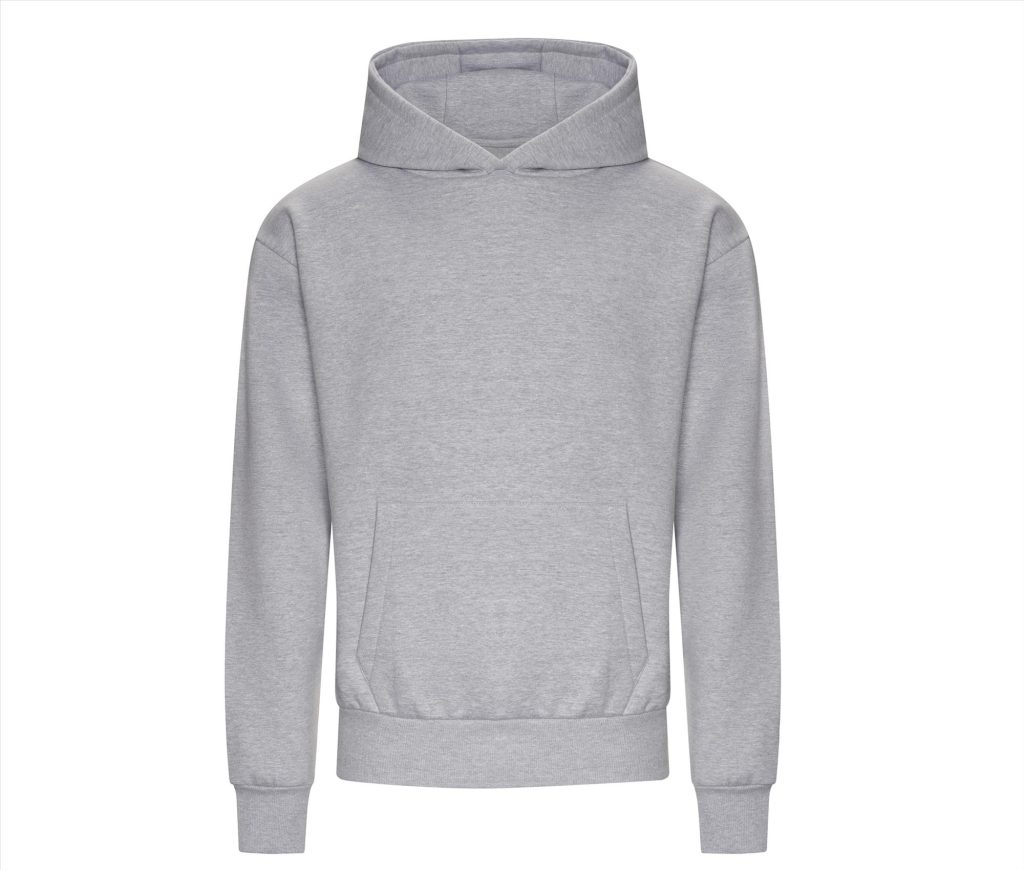 SIGNATURE HEAVYWEIGHT HOODIE, HEATHER GREY, 3XL, JUST HOODS