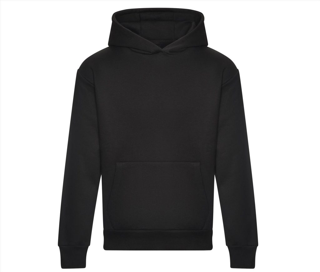 SIGNATURE HEAVYWEIGHT HOODIE, DEEP BLACK, 3XL, JUST HOODS