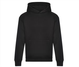 SIGNATURE HEAVYWEIGHT HOODIE, DEEP BLACK, 3XL, JUST HOODS