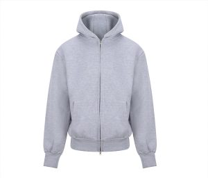 SIGNATURE HEAVYWEIGHT ZOODIE, HEATHER GREY, 3XL, JUST HOODS