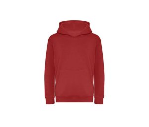 KIDS ORGANIC HOODIE, FIRE RED, 1/2 - XXS, JUST HOODS