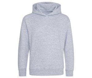 KIDS ORGANIC HOODIE, HEATHER GREY, 1/2 - XXS, JUST HOODS