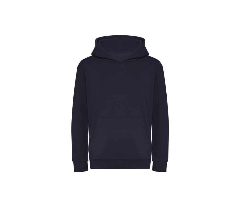KIDS ORGANIC HOODIE, NEW FRENCH NAVY, 1/2 - XXS, JUST HOODS