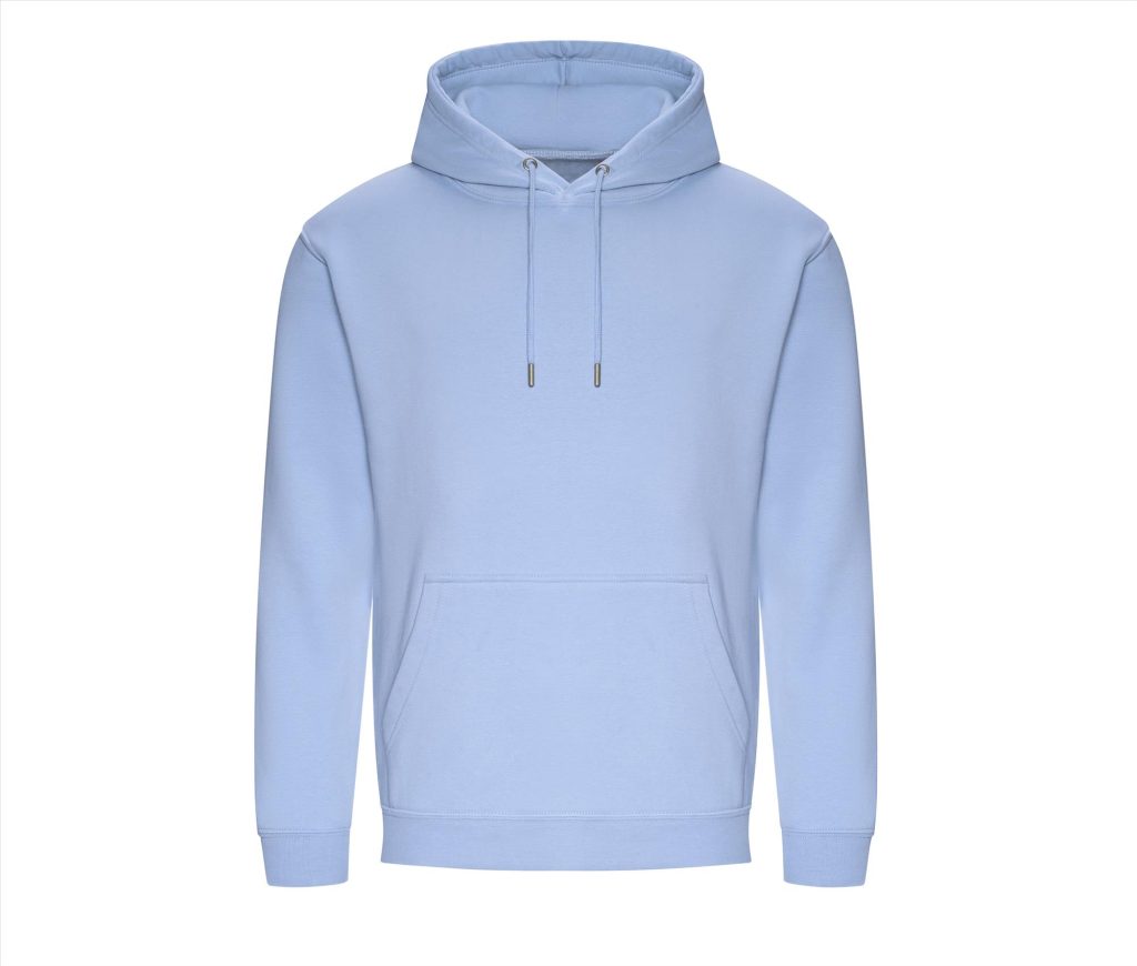 ORGANIC HOODIE, SKY BLUE, 3XL, JUST HOODS