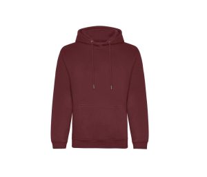 ORGANIC HOODIE, BURGUNDY, XS, JUST HOODS