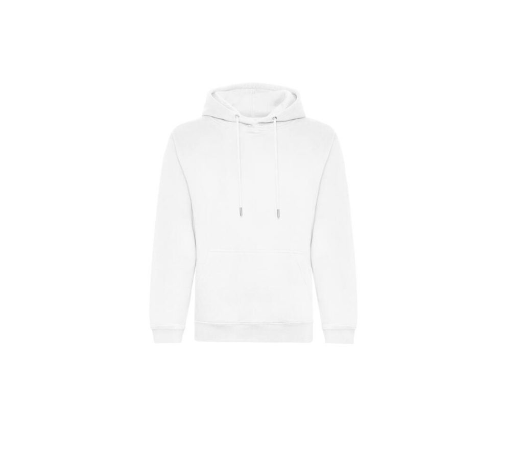 ORGANIC HOODIE, ARCTIC WHITE, XS, JUST HOODS