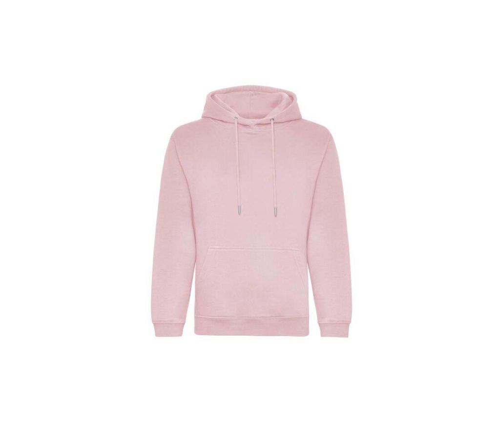 ORGANIC HOODIE, BABY PINK, XS, JUST HOODS