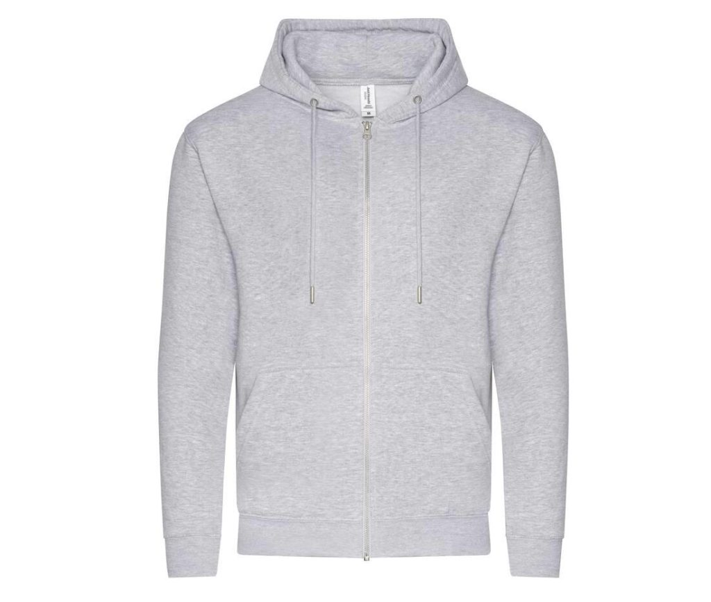 ORGANIC ZOODIE, HEATHER GREY, XS, JUST HOODS