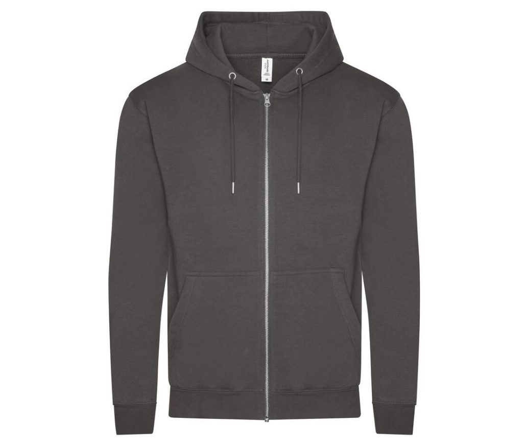 ORGANIC ZOODIE, CHARCOAL, XS, JUST HOODS