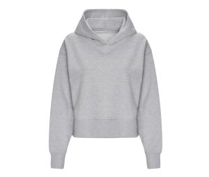 Dames RELAXED HOODIE, HEATHER GREY, L, JUST HOODS
