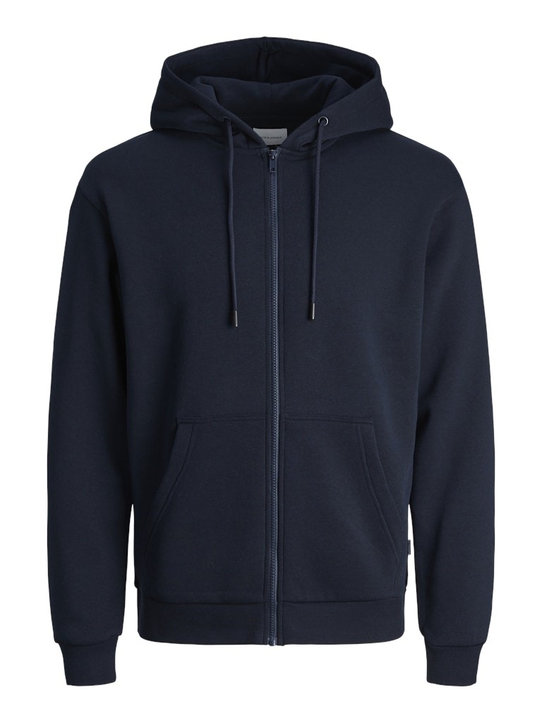 JACK&JONES Brody Sweater Zip Hood, Navy Blazer, XS
