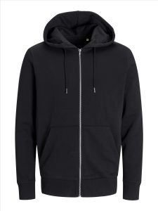 JACK&JONES//PRODUKT Day Zip Hood, Black, L