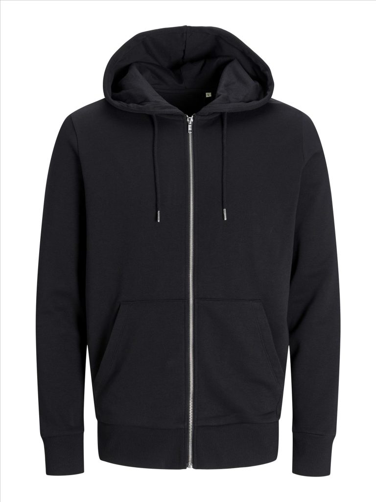 JACK&JONES//PRODUKT Day Zip Hood, Black, L