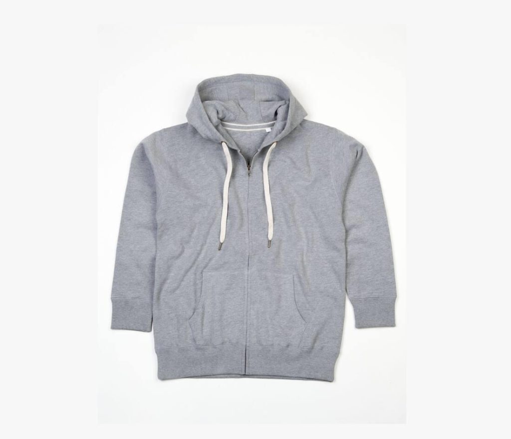 Heren SUPERSTAR Zip-THROUGH HOODIE, HEATHER GREY MELANGE, L, MANTIS