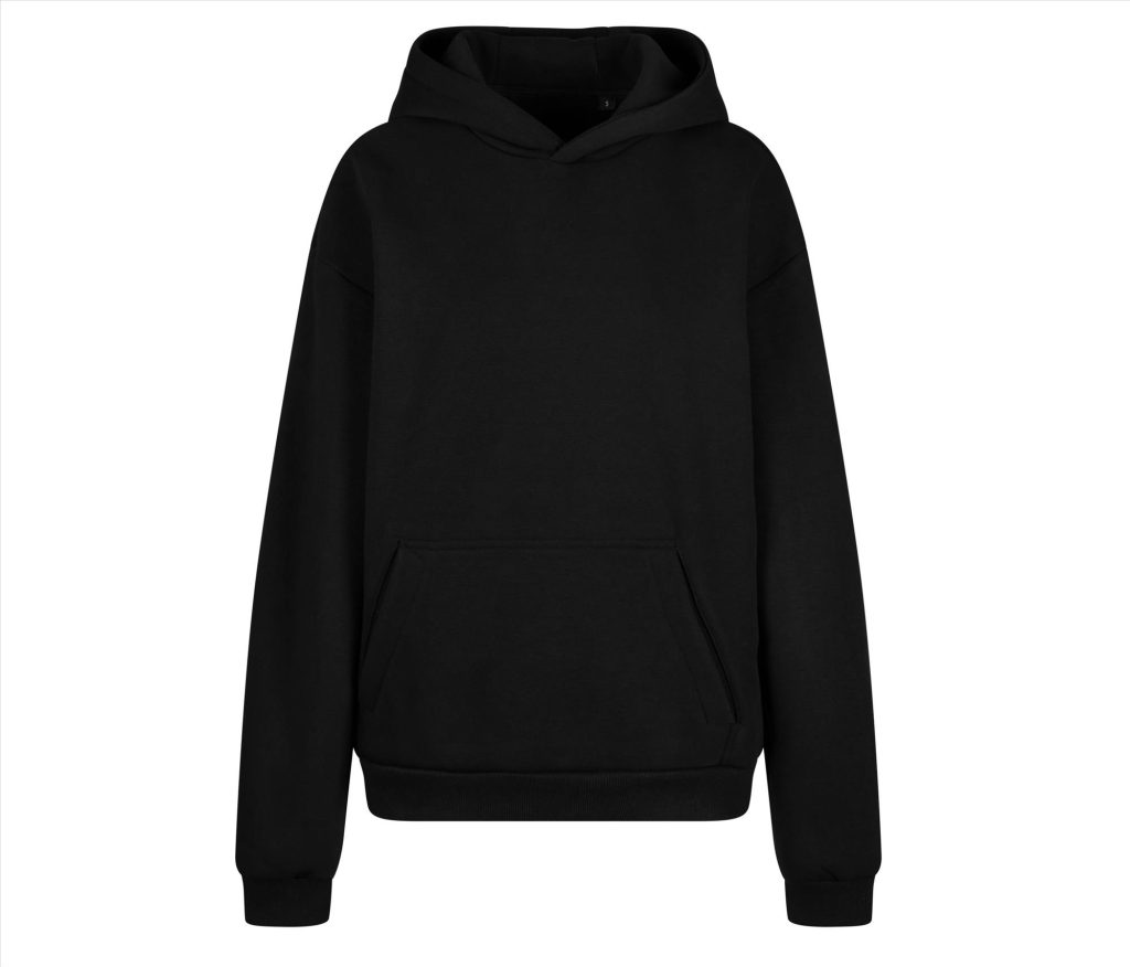 Oversized Hoodie, BLACK, 3XL, NEW MORNING STUDIOS