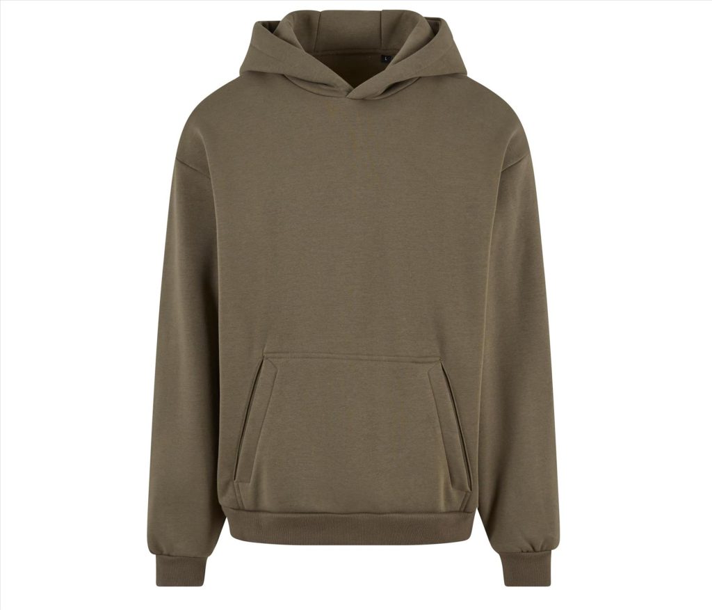 Oversized Hoodie, OLIVE, 3XL, NEW MORNING STUDIOS