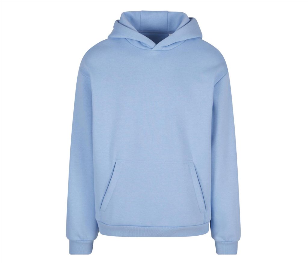 Oversized Hoodie, POWDER BLUE, 3XL, NEW MORNING STUDIOS