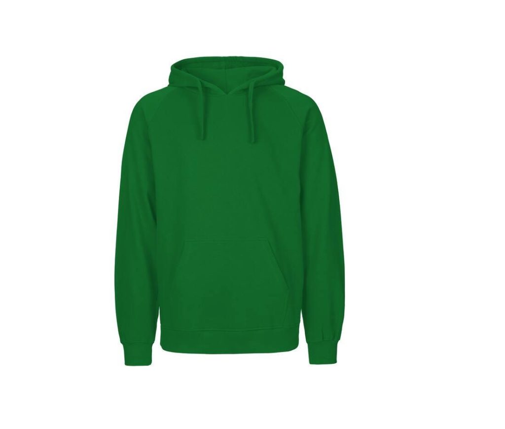 MENS HOODIE, GREEN, S, NEUTRAL