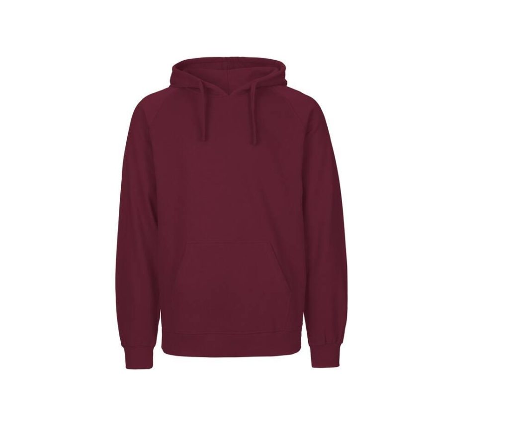 MENS HOODIE, BORDEAUX, S, NEUTRAL