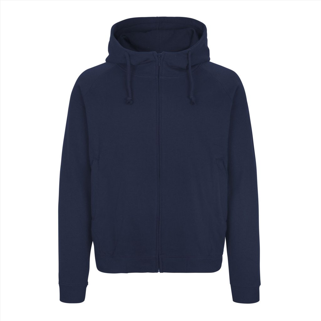 Unisex HOODIE W. HIDDEN Zip, NAVY, 3XL, NEUTRAL
