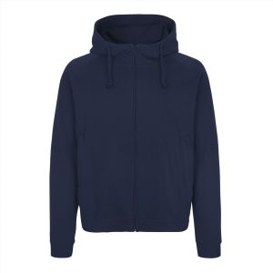 Unisex HOODIE W. HIDDEN Zip, NAVY, 3XL, NEUTRAL