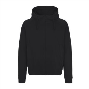 Unisex HOODIE W. HIDDEN Zip, BLACK, 3XL, NEUTRAL
