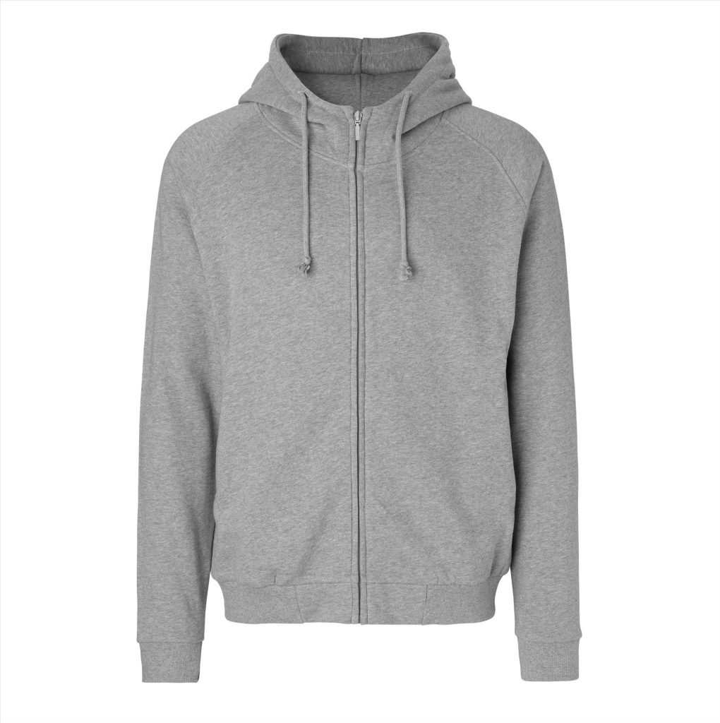 Unisex HOODIE W. HIDDEN Zip, SPORT GREY, 3XL, NEUTRAL