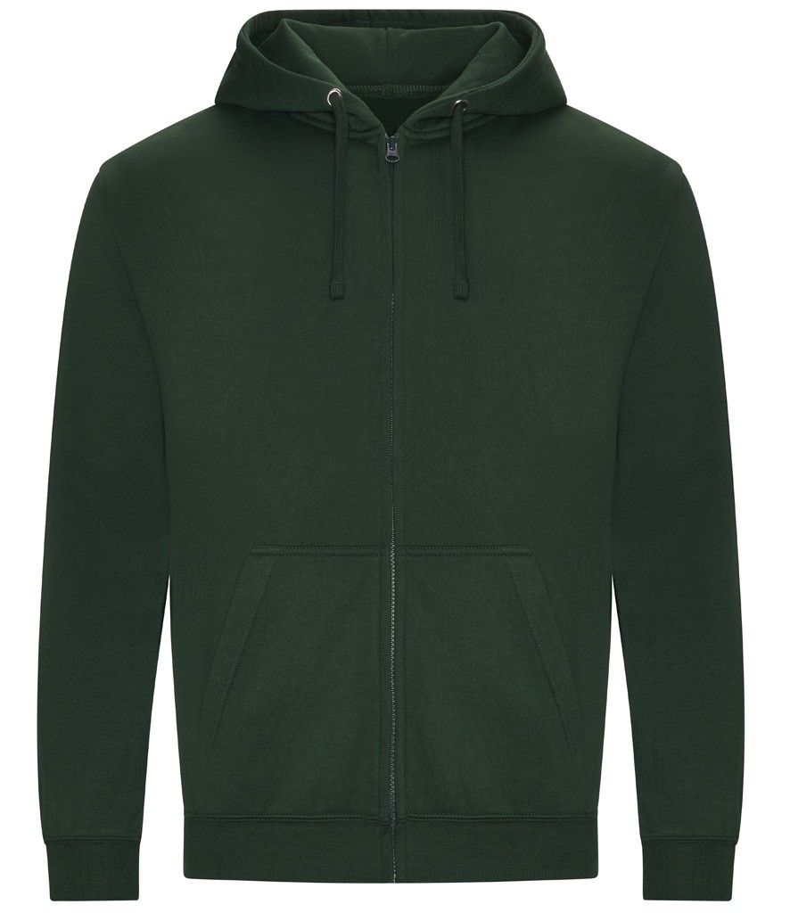 Pro Zip Hoodie, Bottle Green, S, Pro RTX